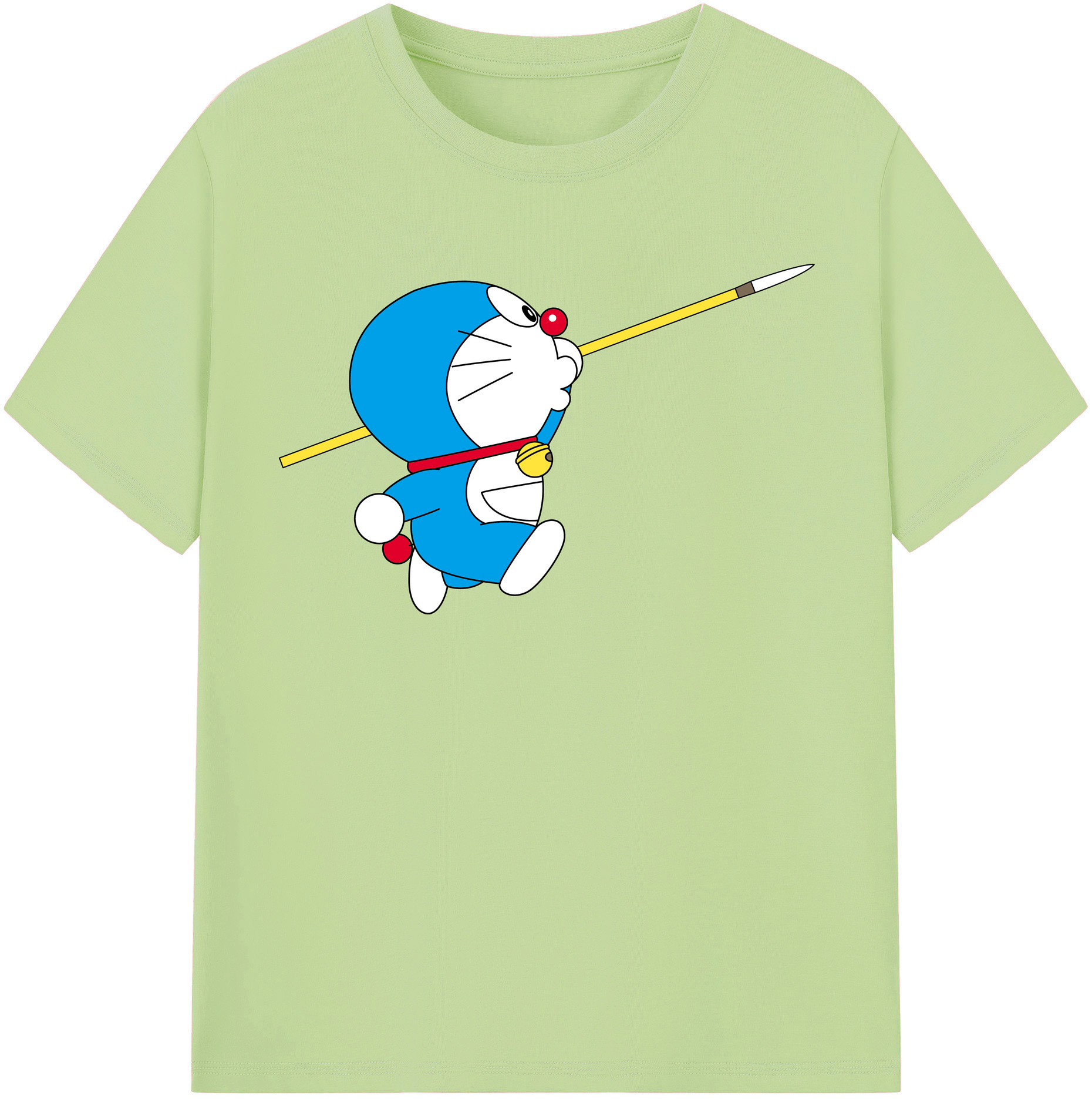 （画像用） ドラえもん Doraemon 綿100％半袖Tシャツ（フロントプリント）